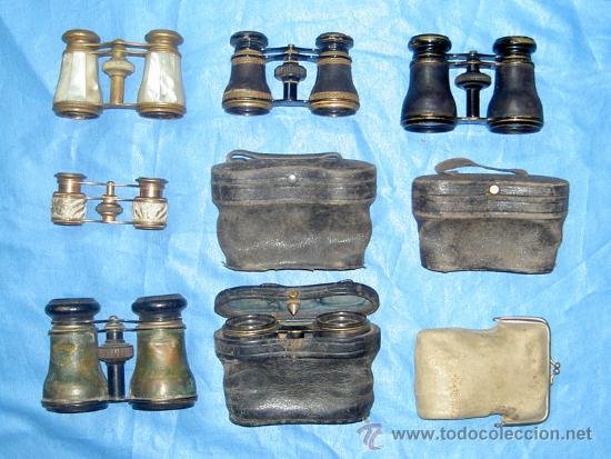 Antig&uuml;edades: LOTE DE 9 BINOCULARES DE OPERA - Foto 3