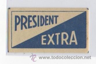 Antig&uuml;edades: CUCHILLA DE AFEITAR PRESIDENT EXTRA HOJA - Foto 1