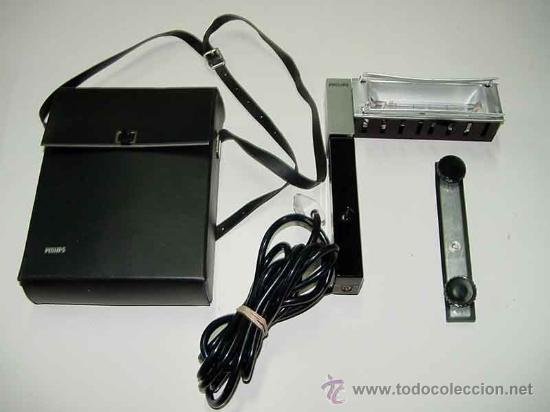 Antig&uuml;edades: FLASH DE MANO TYPE. PSG 010 DE LA MARCA PHILIPS - FUNCIONANDO PERFECTAMENTE, CON FUNDA DE CUERO - LA - Foto 1