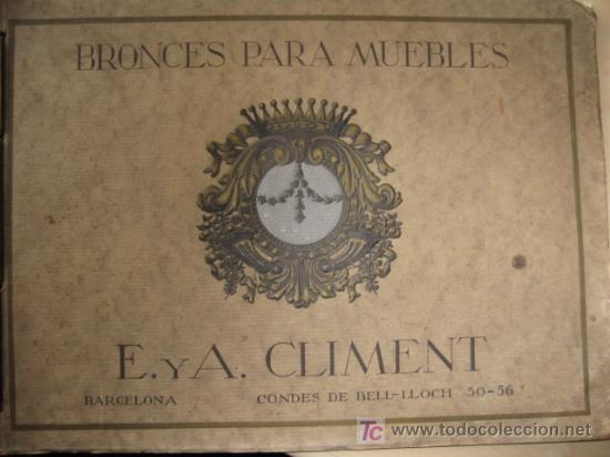 Antig&uuml;edades: 1920, CA. CATALOGO DE BRONCES PARA MUEBLES - Foto 1