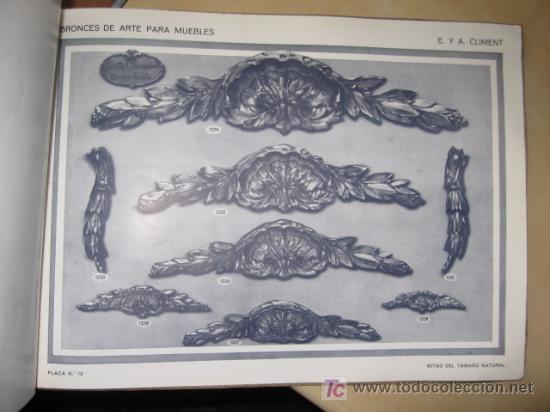 Antig&uuml;edades: 1920, CA. CATALOGO DE BRONCES PARA MUEBLES - Foto 2