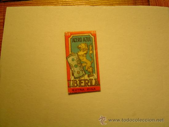 Antig&uuml;edades: Hoja de afeitar Iberia. - Foto 1