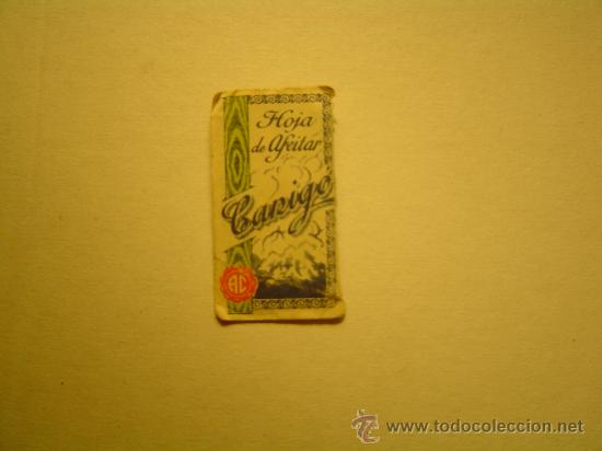 Antig&uuml;edades: Hoja de afeitar Canigo - Foto 1