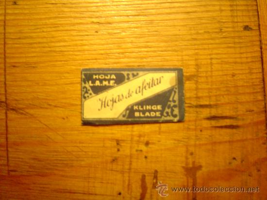 Antig&uuml;edades: Hoja de afeitar L.A.M.E. - Foto 1