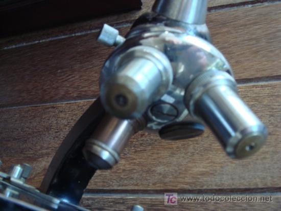 Antig&uuml;edades: MICROSCOPIO ANTIGUO - Foto 3