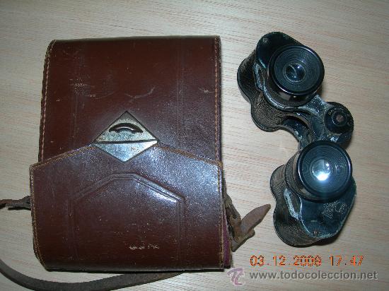 Antig&uuml;edades: prismatico aleman, con funda. - Foto 1