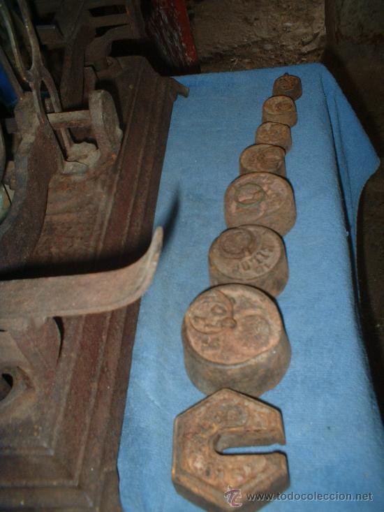Antig&uuml;edades: balanza antigua de 10 kilos - Foto 9