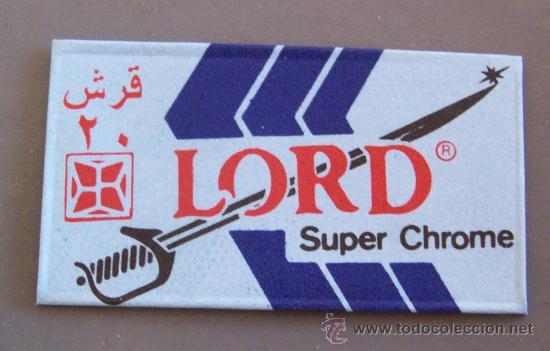 Antig&uuml;edades: hoja de afeitar lord super chrome - Foto 1