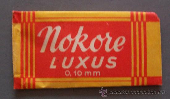 Antig&uuml;edades: hoja de afeitar nokore luxus - Foto 1