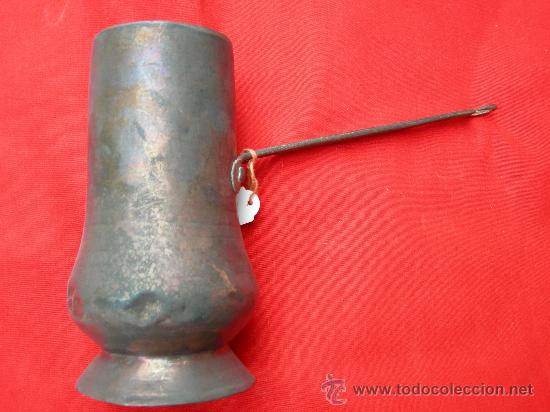Antig&uuml;edades: CHOCOLATERA COBRE Y FORJA - Foto 1