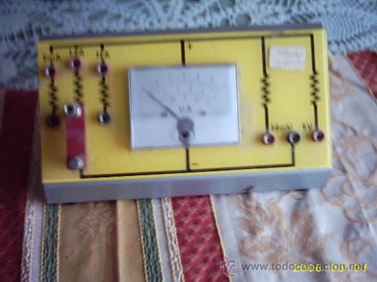 Antig&uuml;edades: Volt&iacute;metro escolar para el estudio de la lectricidad - Foto 1