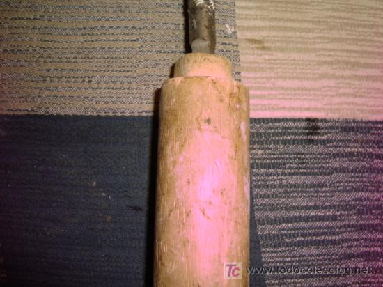 Antig&uuml;edades: lima redonda, pu&ntilde;o madera, 35 cm - Foto 2