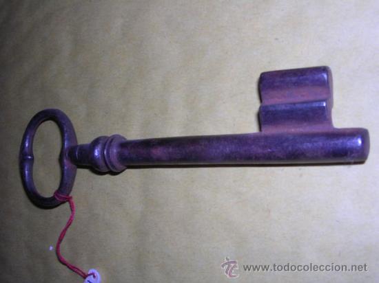 Antig&uuml;edades: LLAVE ANTIGUA DE HIERRO-14X4 CM. - Foto 1