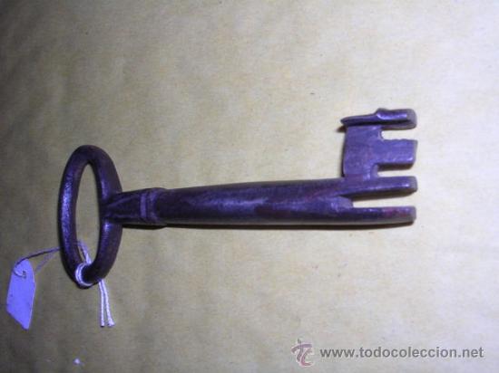 Antig&uuml;edades: LLAVE ANTIGUA DE HIERRO-11,5X4 CM. - Foto 1