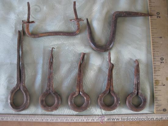 Antig&uuml;edades: VARIAS PIEZAS DE HIERRO FORJADO - Foto 1
