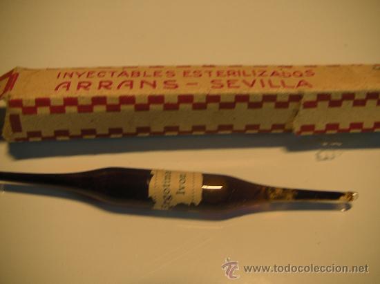 Antig&uuml;edades: AMPOLLA INYECTABLE DE LABORATORIOS ARRANS - Foto 2