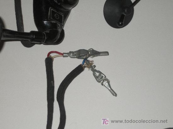 Tel&eacute;fonos: ANTIGUO AURICULAR PARA CENTRALITA TELEFONICA - Foto 2