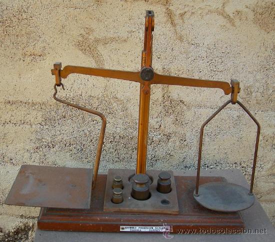 Antig&uuml;edades: pesa o balanza ,,Arnol Precision Scales ,,, bal365 - Foto 1