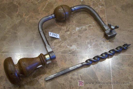 Antig&uuml;edades: ANTIGUO TALADRO DE CARPINTERO - Foto 1