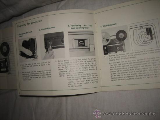 Antig&uuml;edades: ELMO GP DUAL -8 PROJECTOR  MANUAL DE INSTRUCCIONES - Foto 4