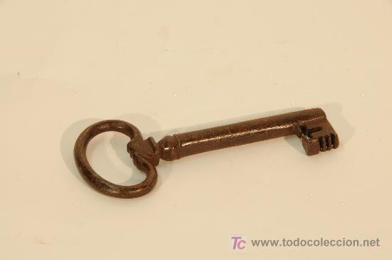 Antig&uuml;edades: Llave en hierro forjado. - Foto 1