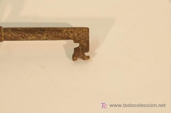 Antig&uuml;edades: Llave en hierro forjado. - Foto 2