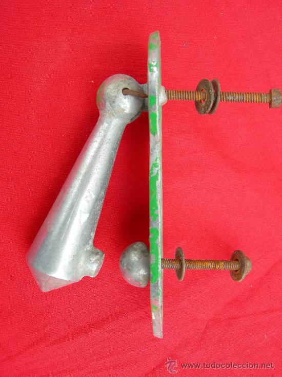 Antig&uuml;edades: LLAMADOR DE PUERTA ART-DECO EN ALUMINIO - Foto 1