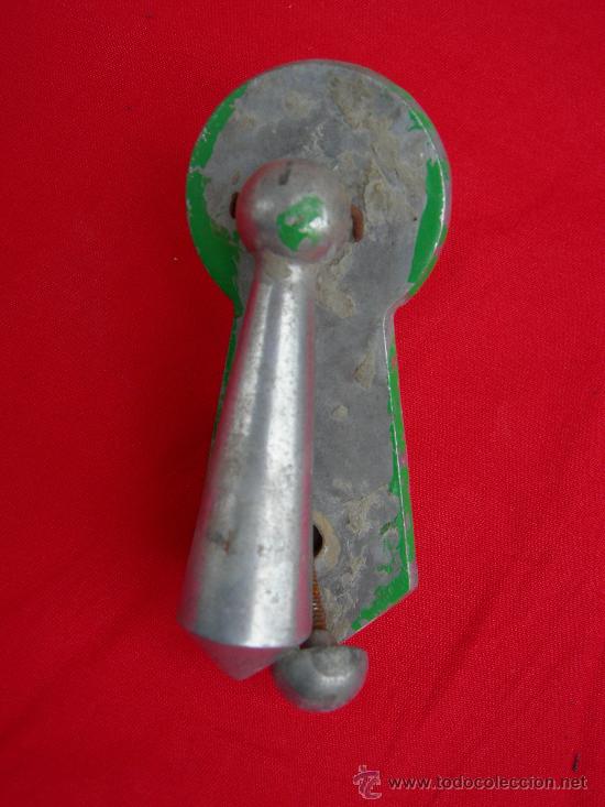 Antig&uuml;edades: LLAMADOR DE PUERTA ART-DECO EN ALUMINIO - Foto 2