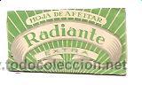 Antig&uuml;edades: HOJA DE AFEITAR RADIANTE EXTRA - Foto 1