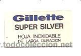 Antig&uuml;edades: HOJA DE AFEITAR GILLETTE SUPER SILVER - Foto 1