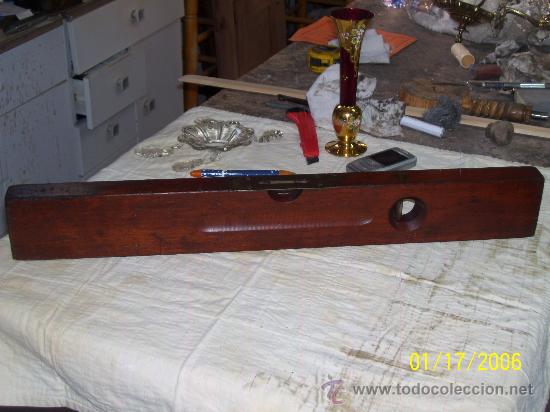 Antig&uuml;edades: G Nivel Stanley en madera. . - Foto 1