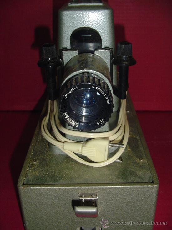 Antig&uuml;edades: PROYECTOR DIAPOSITIVAS ESCOLAR. A&Ntilde;OS 70. - Foto 4