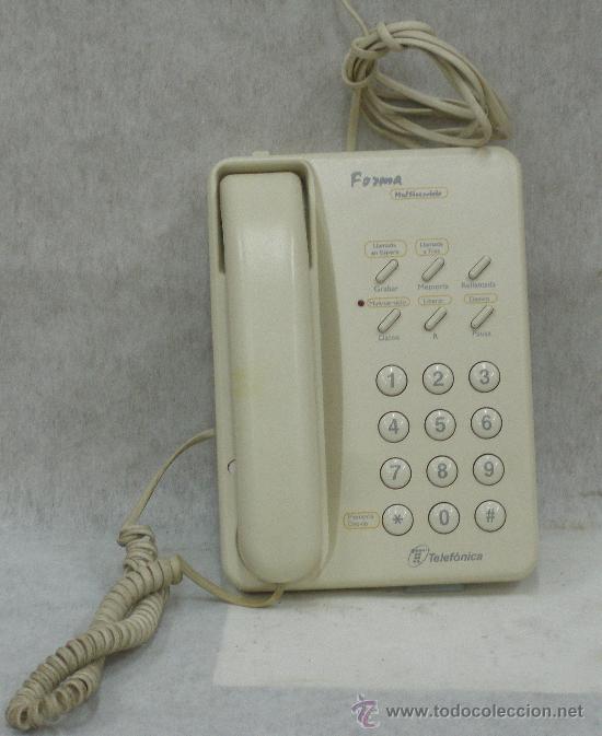 Tel&eacute;fonos: TELEFONO MODELO FORMA - COMO NUEVO -  DE USO. - Foto 1