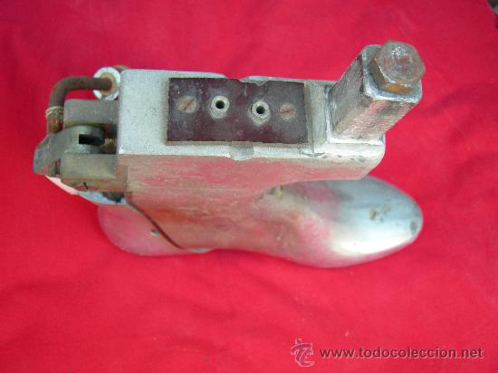 Antig&uuml;edades: HORMA MOLDE DE ALUMINIO PARA CALZADO - Foto 4