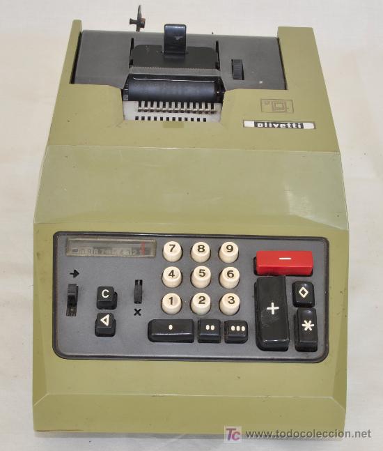 Antig&uuml;edades: Calculadora el&eacute;ctrica Olivetti. - Foto 1
