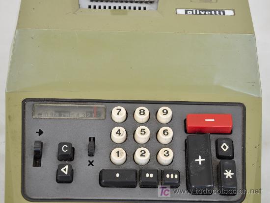 Antig&uuml;edades: Calculadora el&eacute;ctrica Olivetti. - Foto 2