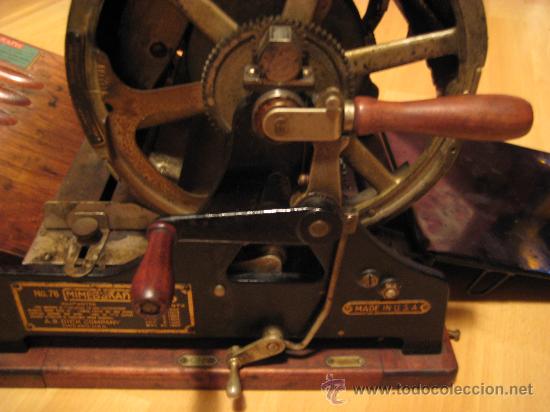 Antig&uuml;edades: MIMEOGRAFO DE EDISON DE 1906 EN COMPLETO CON ACCESORIOS - Foto 2