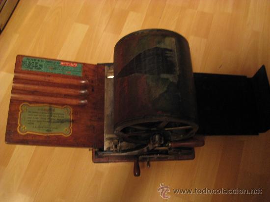 Antig&uuml;edades: MIMEOGRAFO DE EDISON DE 1906 EN COMPLETO CON ACCESORIOS - Foto 3
