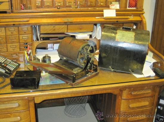 Antig&uuml;edades: MIMEOGRAFO DE EDISON DE 1906 EN COMPLETO CON ACCESORIOS - Foto 10