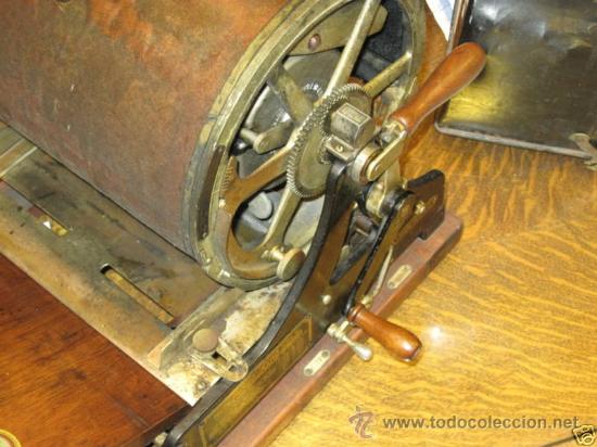 Antig&uuml;edades: MIMEOGRAFO DE EDISON DE 1906 EN COMPLETO CON ACCESORIOS - Foto 13