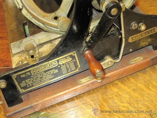 Antig&uuml;edades: MIMEOGRAFO DE EDISON DE 1906 EN COMPLETO CON ACCESORIOS - Foto 14