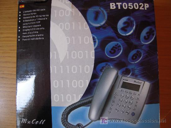 Tel&eacute;fonos: Tel&eacute;fono MX Cell BT0502P - Foto 2