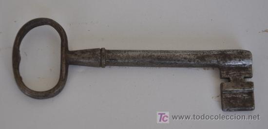 Antig&uuml;edades: Magn&iacute;fica llave antigua de forja. - Foto 5