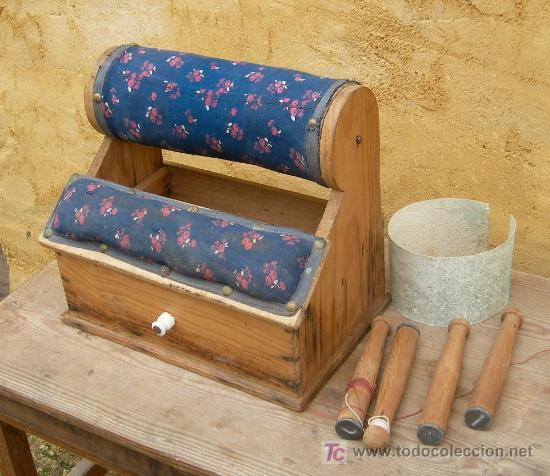 mueble de madera para hacer encaje de bolillos - Compra venta en  todocoleccion