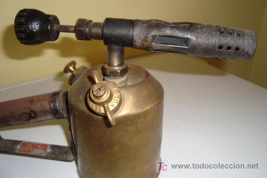 Antig&uuml;edades: LAMPARA DE SOLDAR - Foto 3