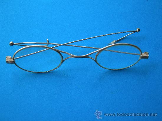 Antig&uuml;edades: ANTIGUAS GAFAS  PLATEADAS. OPTICA - Foto 3