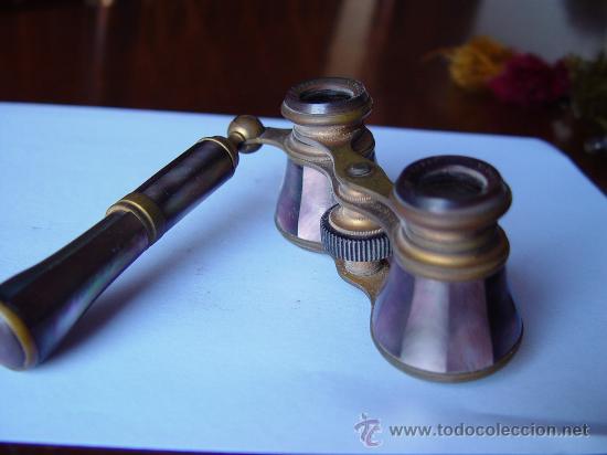 Antig&uuml;edades: Anteojos antiguos de nacar. - Foto 1