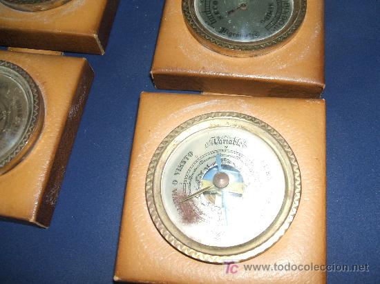 Antig&uuml;edades: HIGROMETRO, TERM&Oacute;METRO, Y BAR&Oacute;METRO. PAREJA. - Foto 10