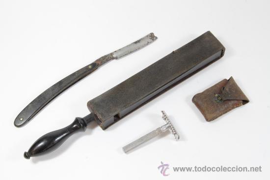 Antig&uuml;edades: Conjunto de afeitado para caballero. 1930 - Foto 2