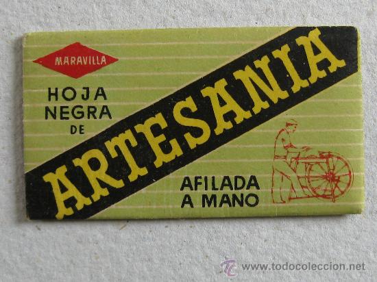 Antig&uuml;edades: CUCHILLA HOJA DE AFEITAR ARTESANIA - Foto 1